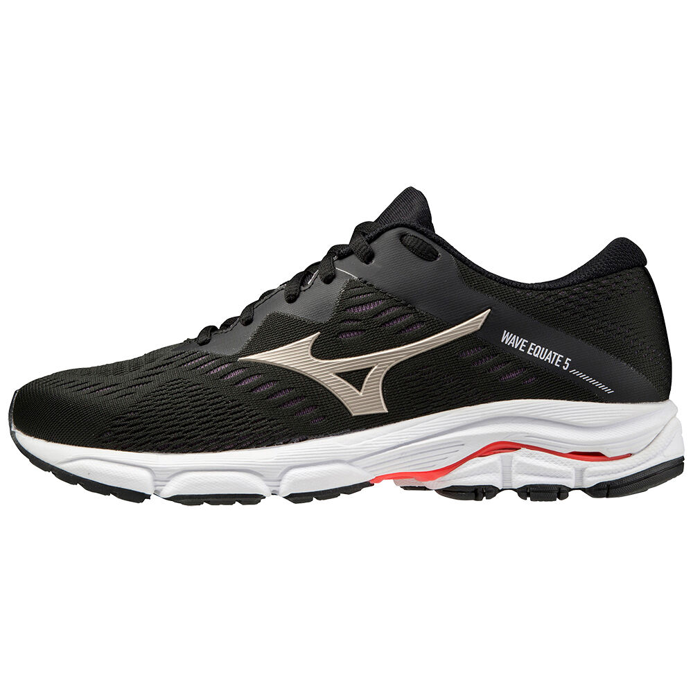 Tenis Para Correr Mizuno Wave Equate 5 Para Mujer Negros/Dorados/Rojos 2506394-AJ